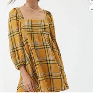 Urban Outfitters  babydoll plaid dress